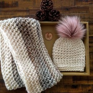 Cozy Earth tones infinity scarf; Cozy scarf